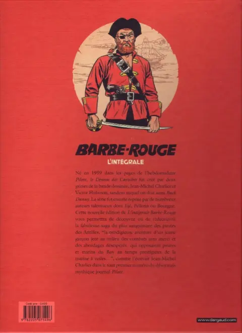 Verso de l'album Barbe-Rouge L'intégrale (Nouvelle édition) Tome 8 l'île des vaisseaux perdus