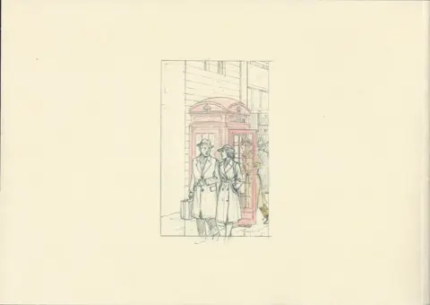 Verso de l'album Carnet anglais