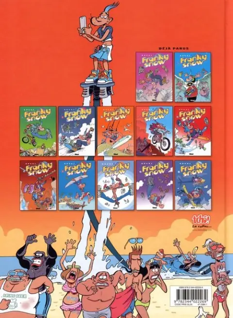 Verso de l'album Franky Snow Tome 13 Digital détox