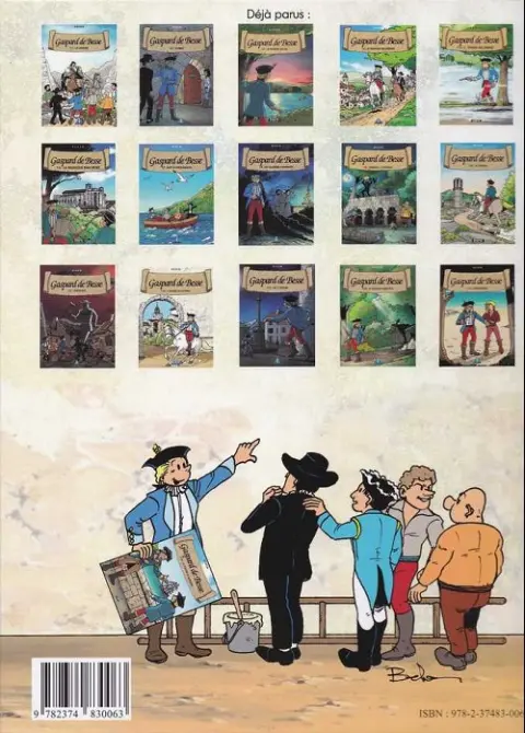Verso de l'album Gaspard de Besse Tome 16 La tortue de Bushnell