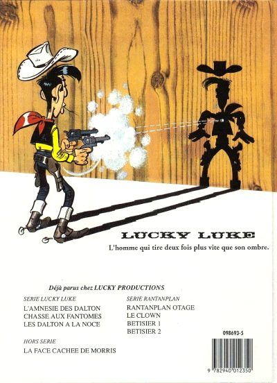 Verso de l'album Lucky Luke Tome 62 Les Dalton à la noce