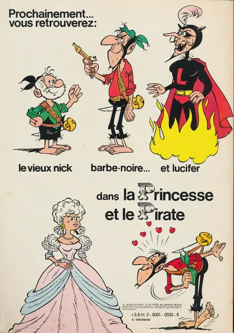 Verso de l'album Le Vieux Nick et Barbe-Noire Tome 20 Les nouvelles mésaventures de Barbe-Noire