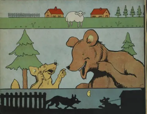Verso de l'album Le Loup-Garou