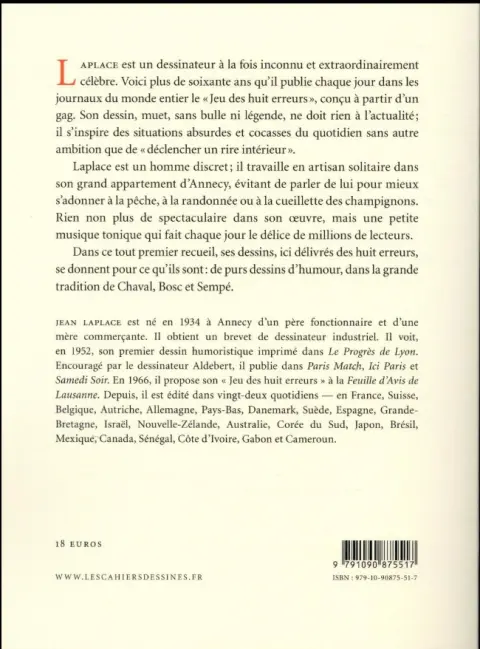 Verso de l'album Sauf erreur