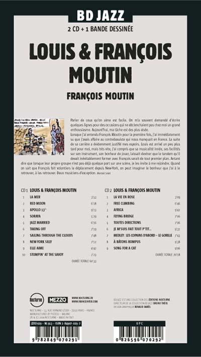 Verso de l'album BD Jazz Louis & François Moutin