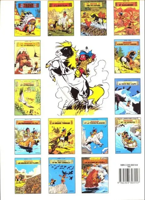 Verso de l'album Yakari Tome 15 La rivière de l'oubli