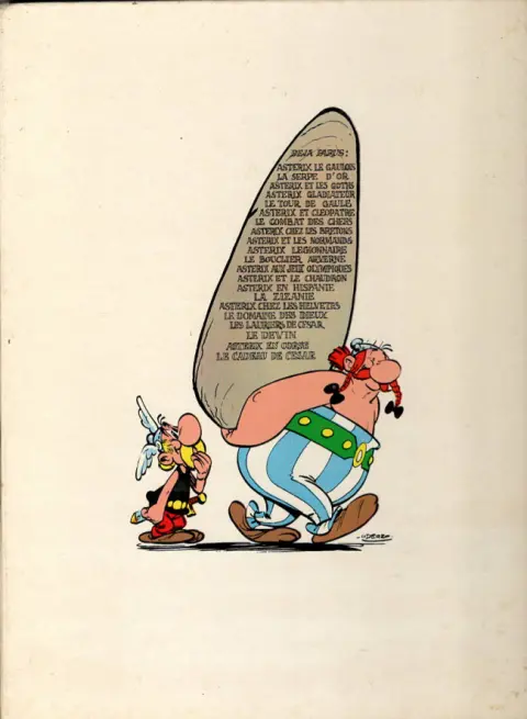 Verso de l'album Astérix Tome 13 Astérix et le chaudron