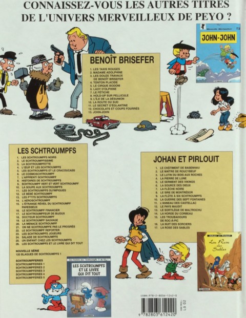 Verso de l'album Benoît Brisefer Tome 10 La route du sud