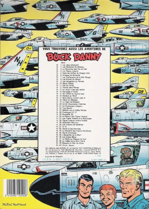 Verso de l'album Buck Danny Tome 39 Requins en Mer de Chine