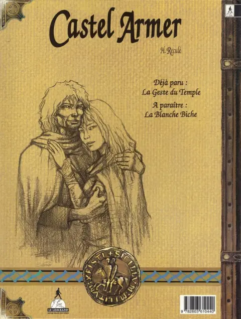 Verso de l'album Castel Armer Tome 1 La geste du Temple