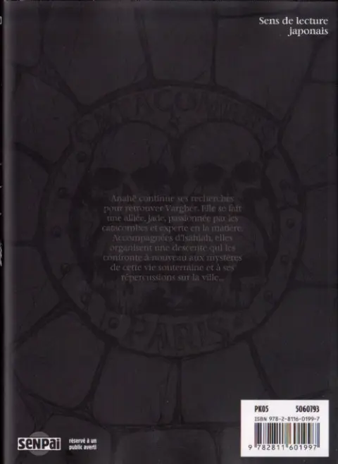 Verso de l'album Catacombes Vol. 2