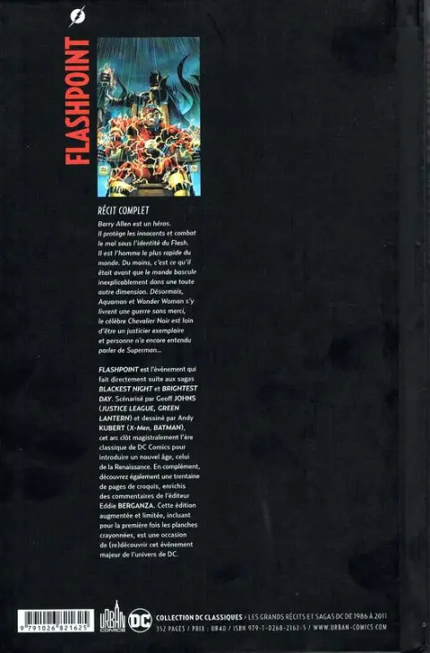 Verso de l'album Flashpoint