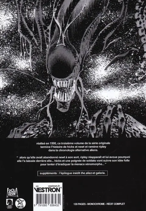 Verso de l'album Aliens Volume 3 Intégrale