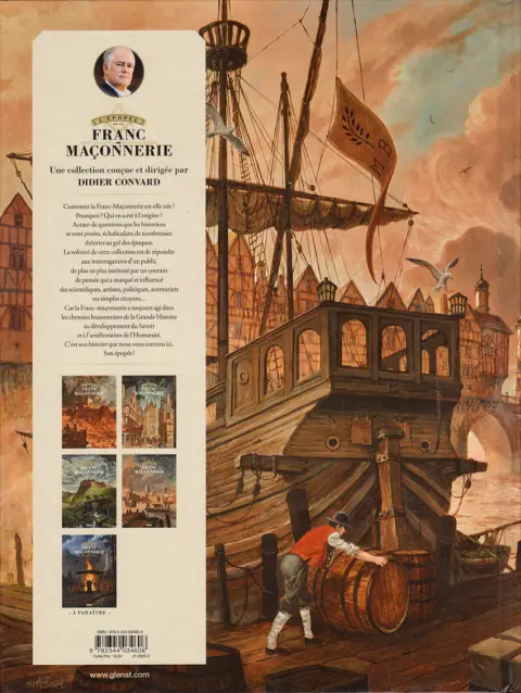 Verso de l'album L'Épopée de la franc-maçonnerie Tome IV Royal society
