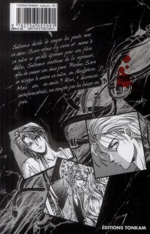 Verso de l'album Angel Sanctuary 2