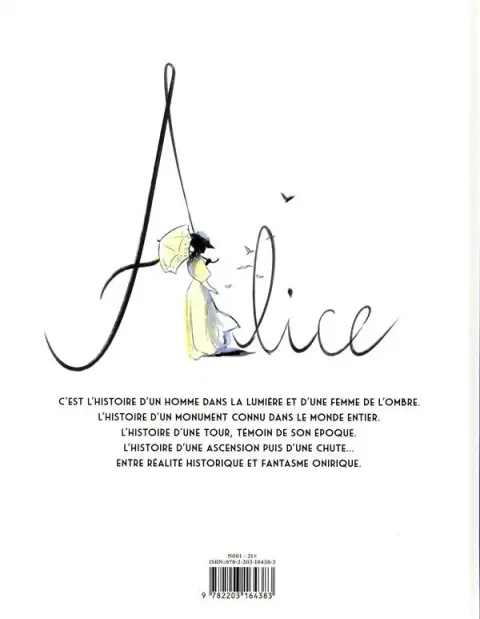 Verso de l'album A comme Eiffel