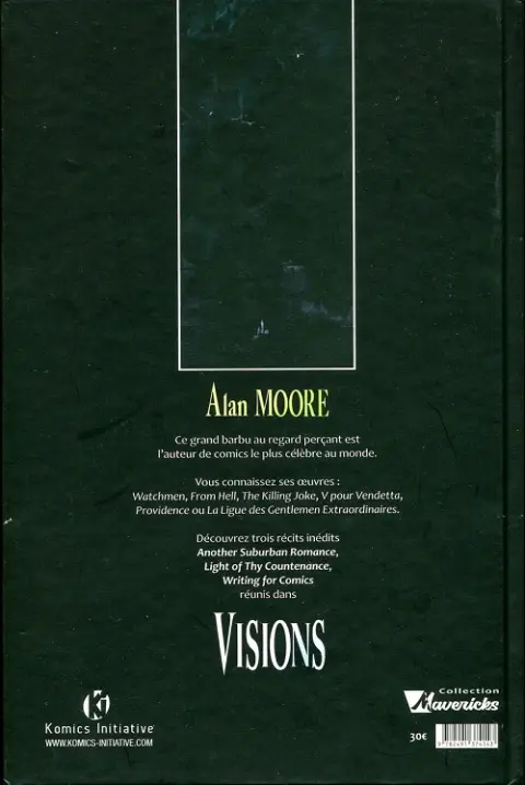 Verso de l'album Visions