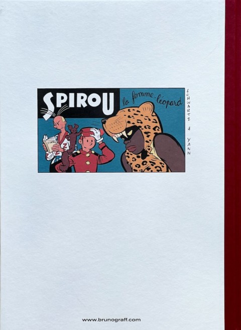 Verso de l'album Spirou et Fantasio - Une aventure de... / Le Spirou de... Tome 7 La femme léopard