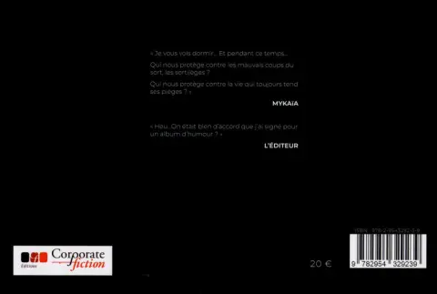 Verso de l'album J'avoue souvent y penser