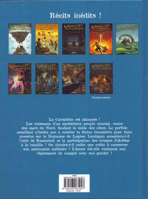 Verso de l'album Kaamelott Tome 7 Contre-attaque en Carmélide