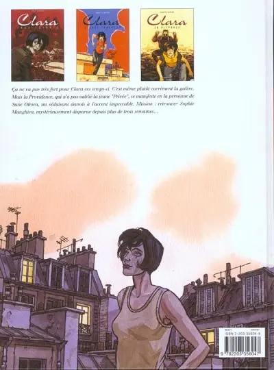 Verso de l'album Clara Tome 3 La disparue