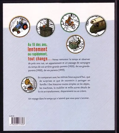 Verso de l'album Comment c'était avant