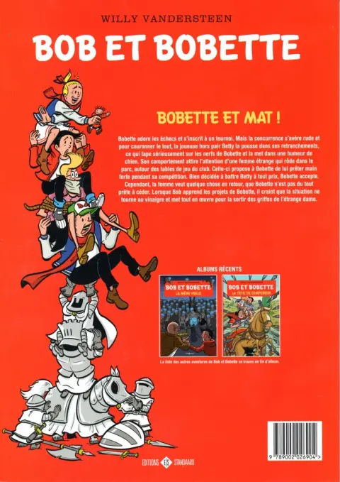 Verso de l'album Bob et Bobette Tome 375