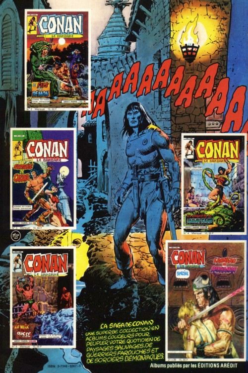 Verso de l'album Conan le barbare Tome 2 La vengeance du désert