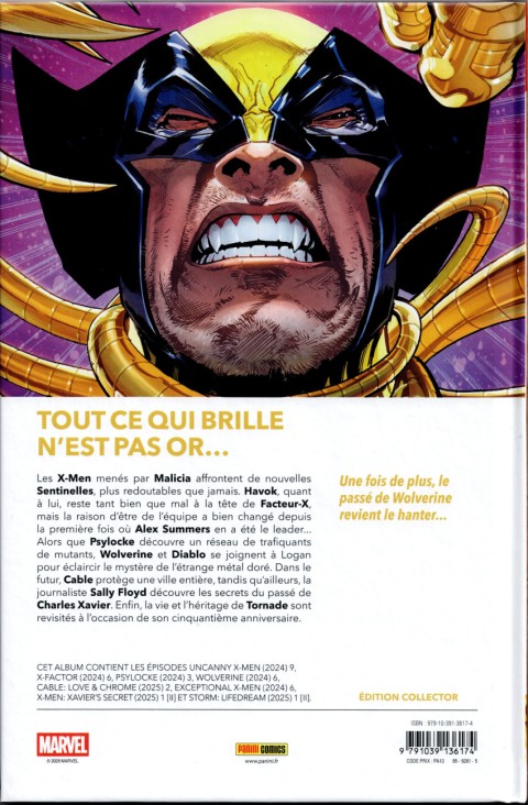 Verso de l'album X-Men 14