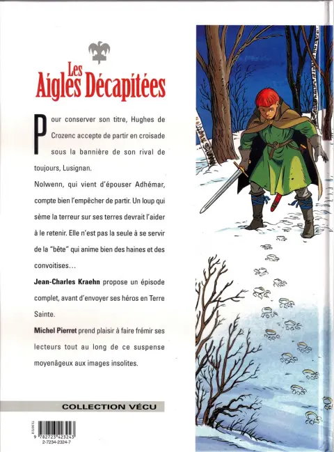 Verso de l'album Les Aigles décapitées Tome 11 Le loup de Cuzion