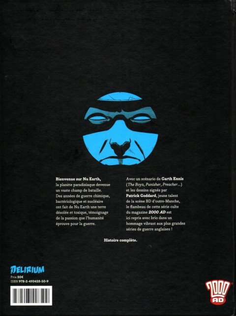 Verso de l'album Rogue Trooper Les Vallées d'Albion