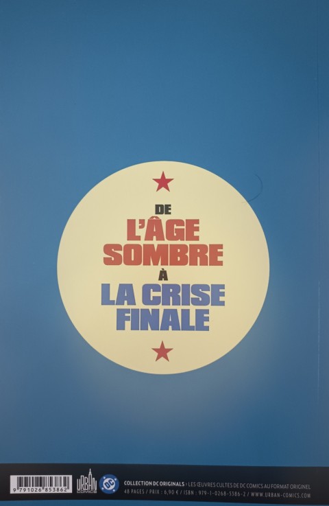 Verso de l'album New History of the DC Universe Tome 3 De l'âge sombre à la crise finale