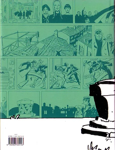 Verso de l'album Corto Maltese Tome 8 Fable de Venise