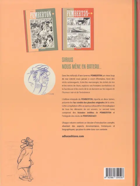 Verso de l'album Pemberton Tome 1 Intégrale