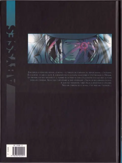 Verso de l'album Deep Tome 2 Extinction de masse