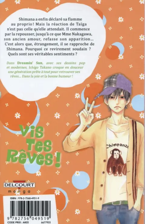 Verso de l'album Dreamin' Sun : Vis tes Rêves ! Delcourt 6