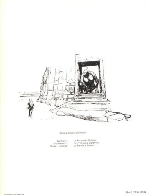 Verso de l'album L'échiquier cubique