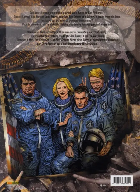 Verso de l'album Fantastic Four 2 La Première Famille