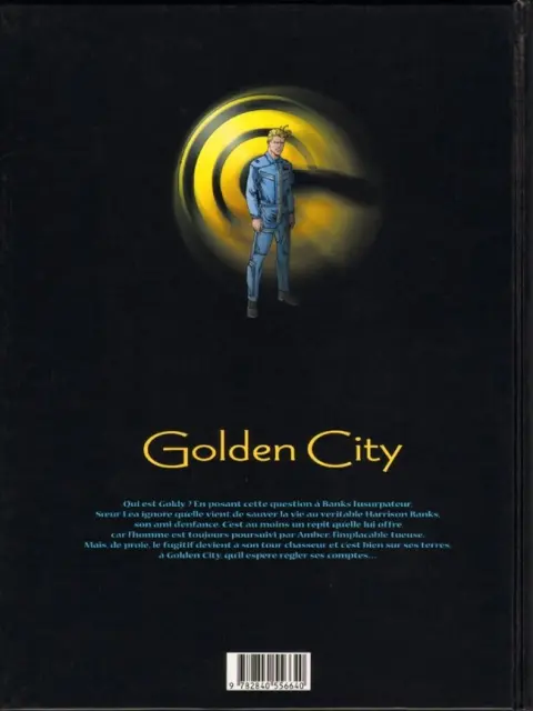 Verso de l'album Golden City Tome 4 Goldy