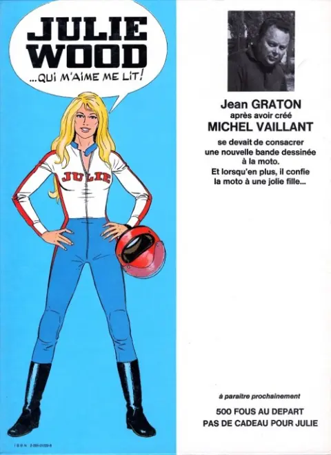Verso de l'album Julie Wood Tome 2 Défends-toi Julie