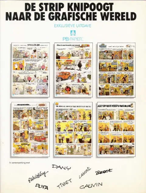 Verso de l'album La BD clin d'œil du monde graphique