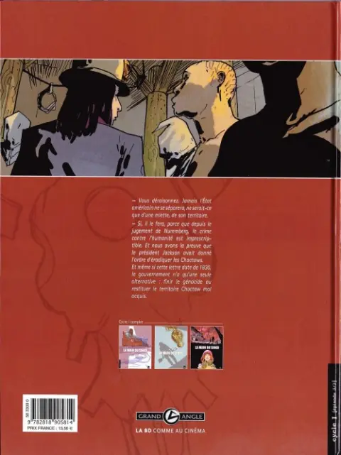 Verso de l'album La Main du singe Tome 3