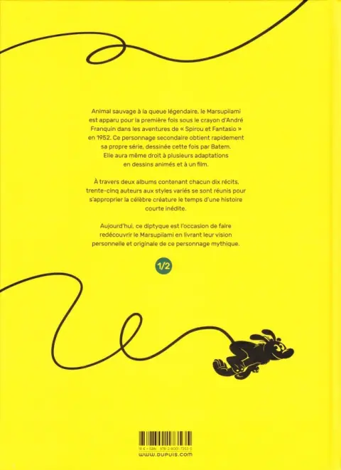 Verso de l'album Marsupilami - Des histoires courtes par... Tome 1