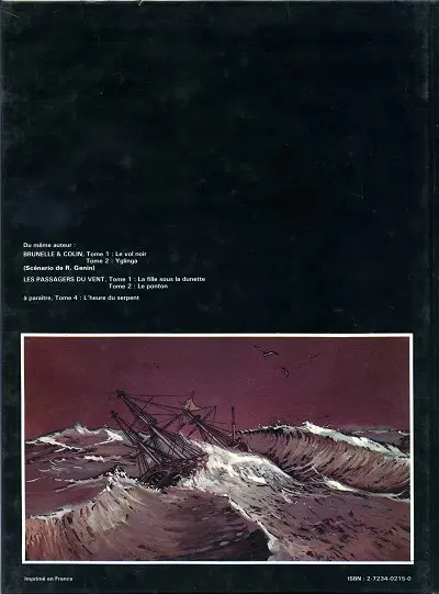 Verso de l'album Les Passagers du vent Tome 3 Le comptoir de Juda