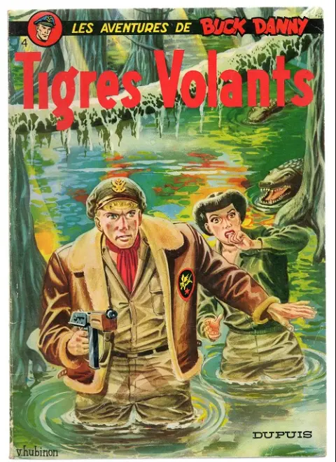 Couverture de l'album Buck Danny Tome 4 Tigres Volants