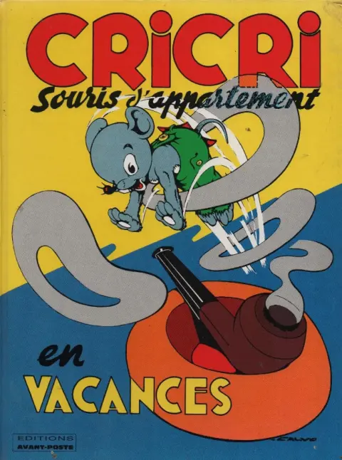 Couverture de l'album Cricri souris d'appartement Tome 2 Cricri, souris d'appartement en vacances