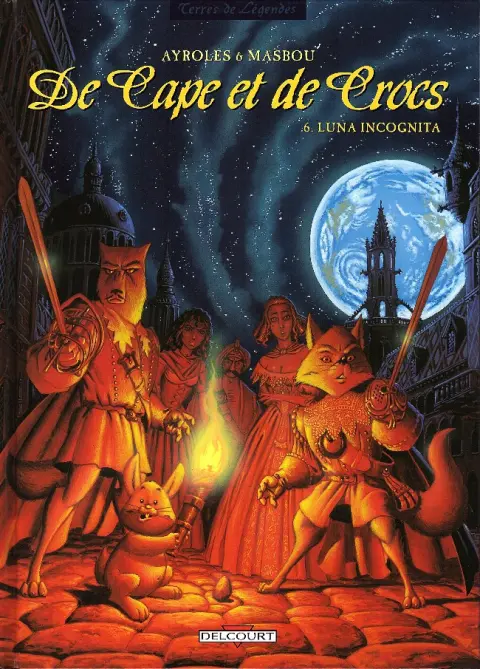Couverture de l'album De Cape et de Crocs Tome 6 Luna incognita