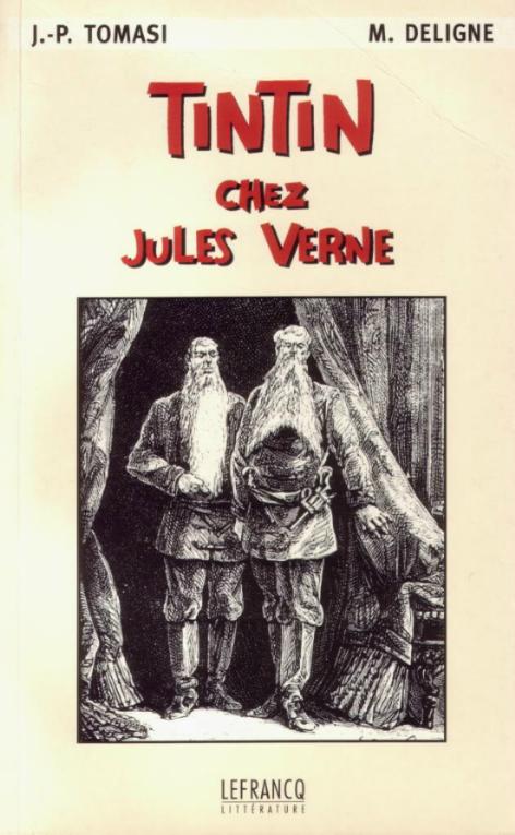 Couverture de l'album Tintin chez Jules Verne