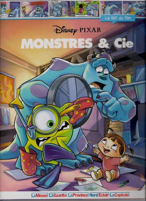Couverture de l'album Disney (La BD du film) Tome 17 Monstres & Cie