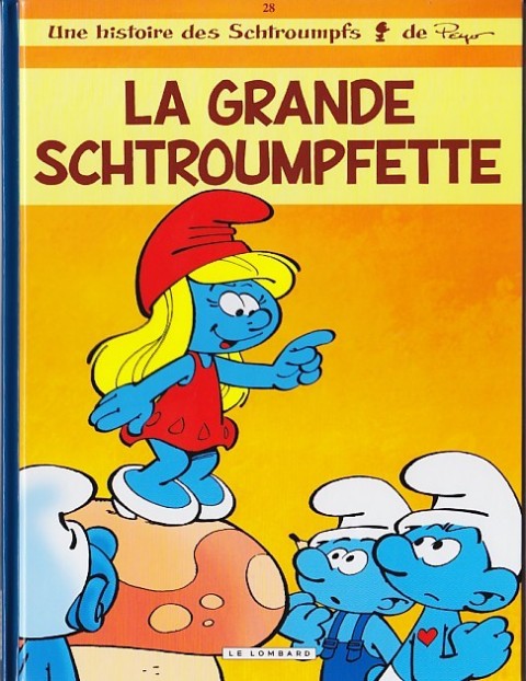 Couverture de l'album Les Schtroumpfs Tome 28 La Grande Schtroumpfette